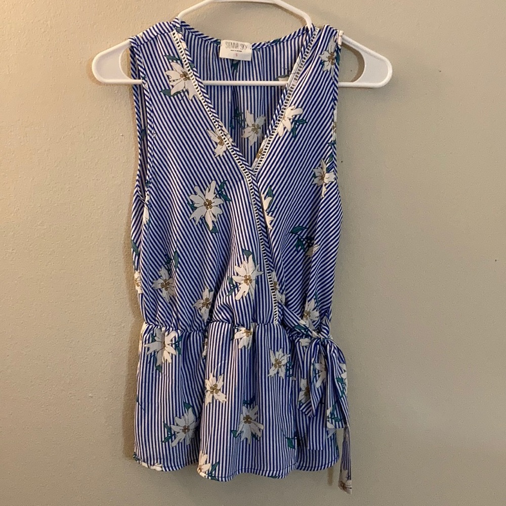 Floral Sienna Sky Tank Top